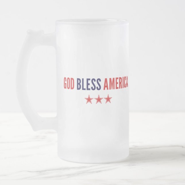 Chope Givrée Dieu bénisse l'Amérique (Gauche)