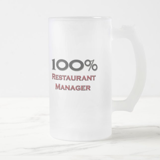 Chope Givrée Directeur de restaurant de 100 pour cent (Droit)
