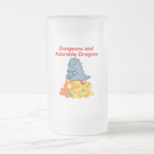 Chope Givrée Donjons et dragons adorables Bière en verre dépo