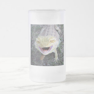Chope Givrée Dragon barbu heureux superbe