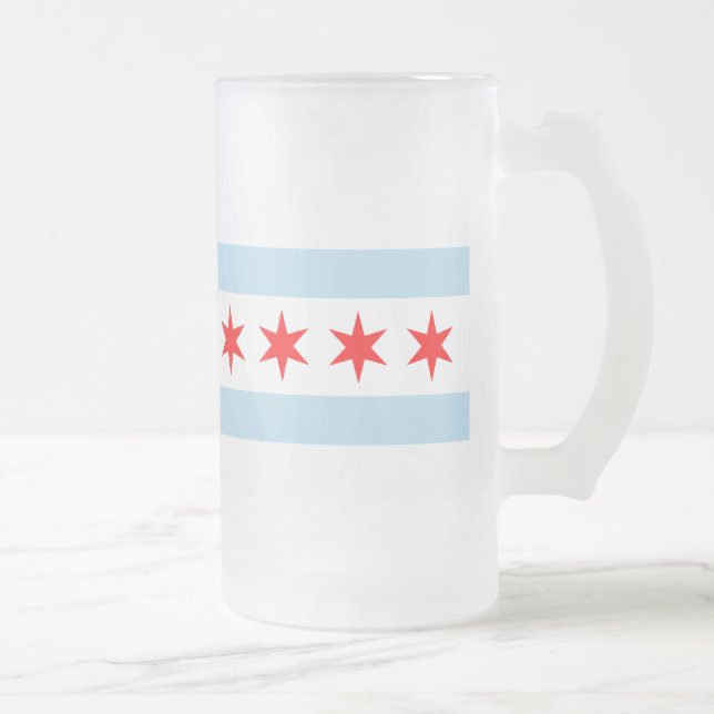 Chope Givrée Drapeau de Chicago, l'Illinois (Droit)