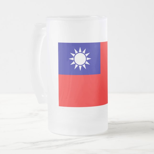Chope Givrée Drapeau de Taïwan : République de Chine, Taipei ch (Devant gauche)