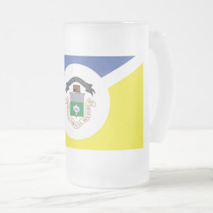 Chope Givrée Drapeau de Winnipeg (Manitoba) Verre dépoli