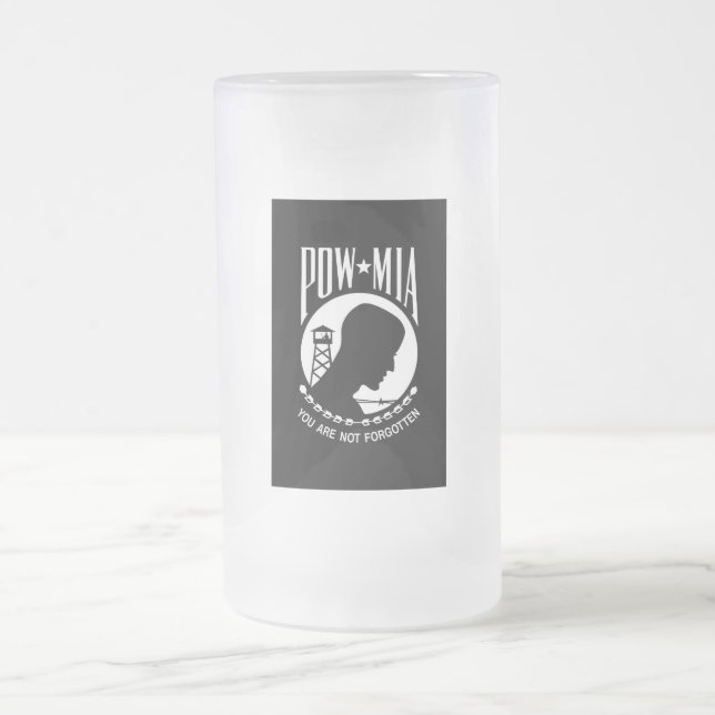 Chope Givrée Drapeau POW MIA : Soldats disparus de la guerre du (Centre)
