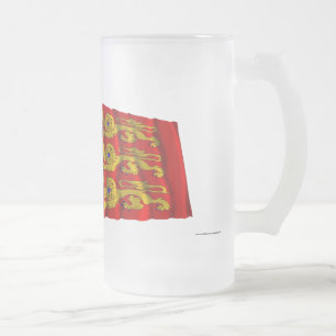 Chope Givrée Drapeaux de ondulation de la France et de