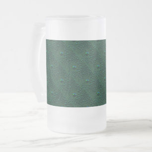 Chope Givrée Eau sur métal vert