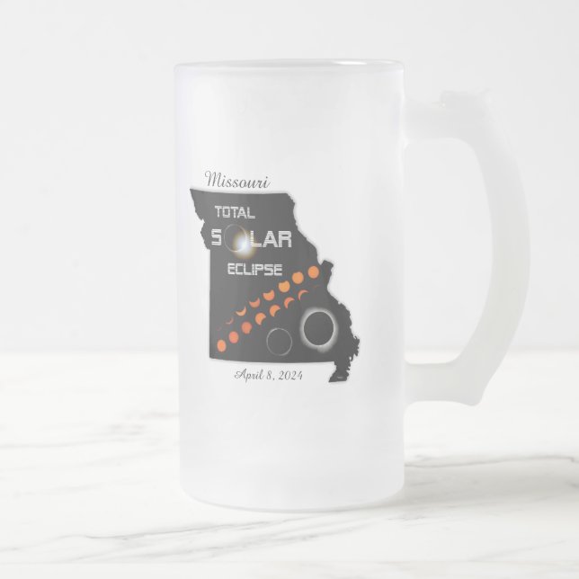 Chope Givrée Éclipse solaire du Missouri - Musique de bière con (Droit)