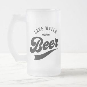 Chope Givrée Économisez de l'eau Boire Bière Fête des pères Cad