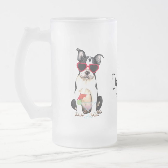 Chope Givrée Été Boston Terrier (Gauche)
