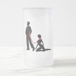 Chope Givrée Femme en laisse - Mauvais hommes