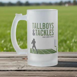 Chope Givrée Fête d'anniversaire de Football Tallboys & Tackles
