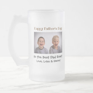 Chope Givrée Fête des pères Meilleur papa Jamais Enfants Photo