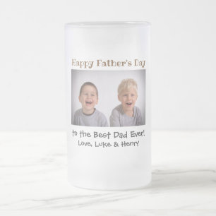 Chope Givrée Fête des pères Meilleur père pour les enfants Phot
