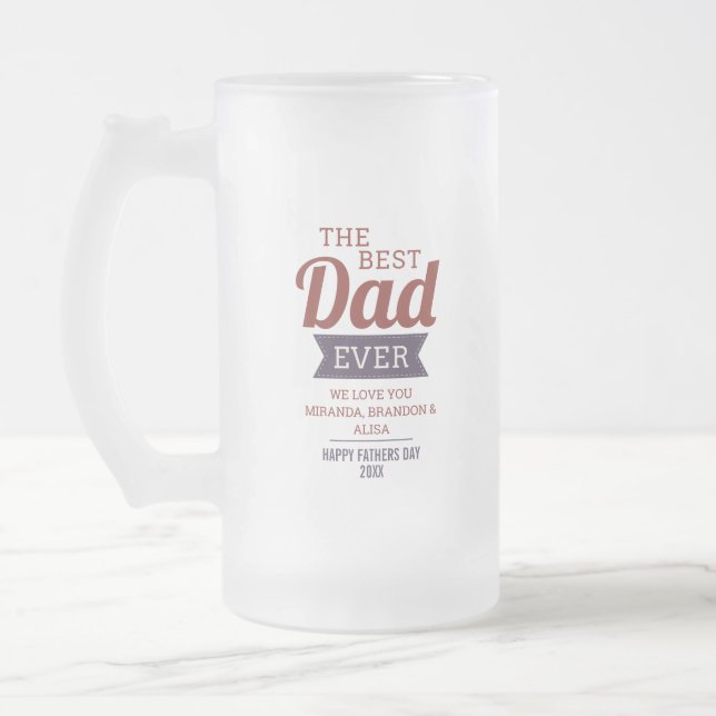 Chope Givrée Fête du Père du meilleur papa (Gauche)