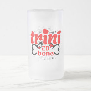 Chope Givrée Fière Trini 2D Bone Drôle Trinidadien Dit