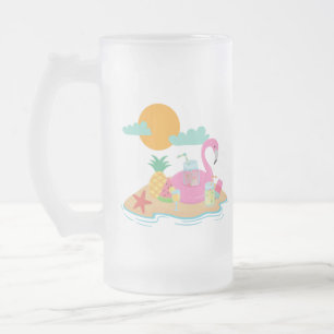 Chope Givrée Flamant rose rose Musique givrée
