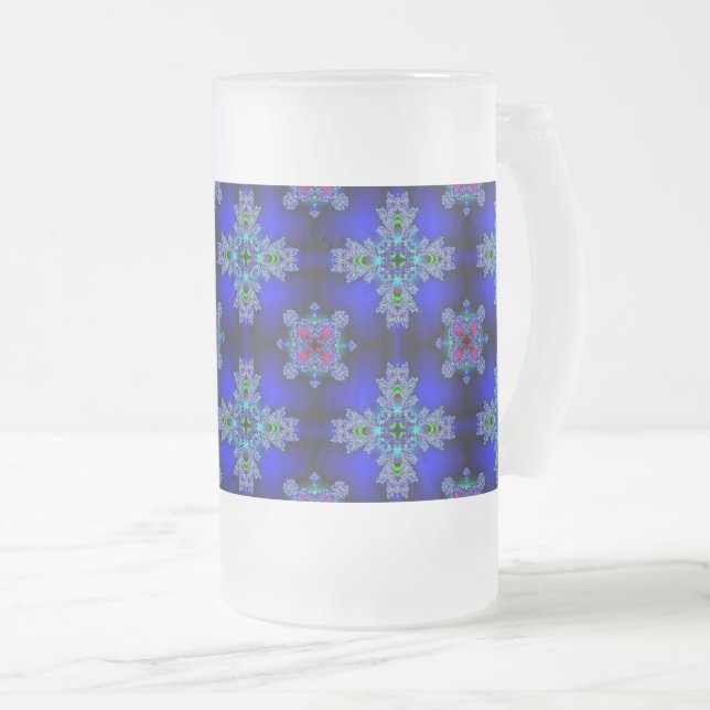 Chope Givrée Fleurs Artdeco dans le style rétro (Devant droit)