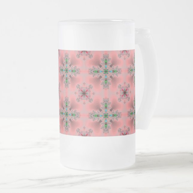 Chope Givrée Fleurs Artdeco dans le style rétro (Devant droit)