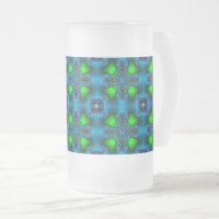 Fleurs Artdeco dans le style rétro