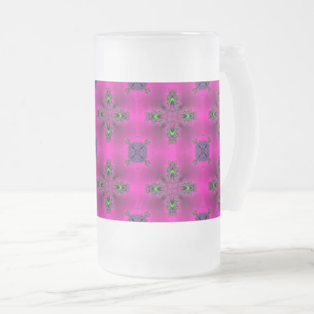 Chope Givrée Fleurs Artdeco dans le style rétro (Devant droit)