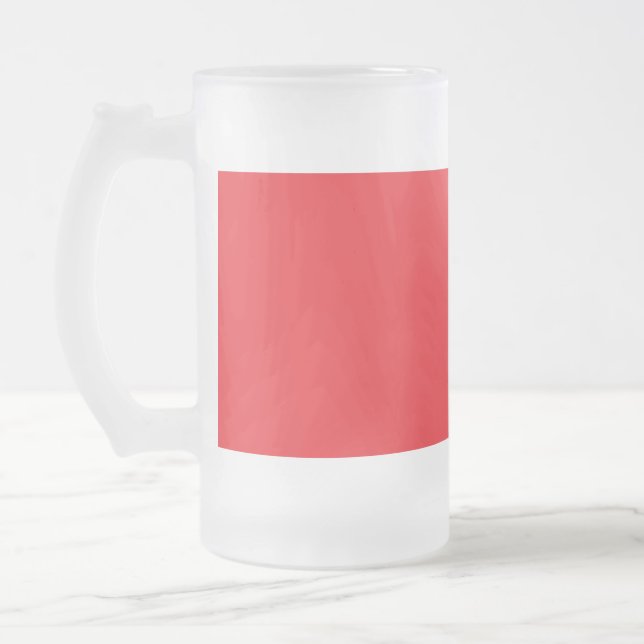 Chope Givrée Fond uni rouge solide  (Gauche)