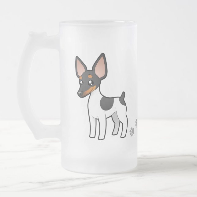 Chope Givrée Fox Terrier de Rat terrier/jouet de bande dessinée (Gauche)