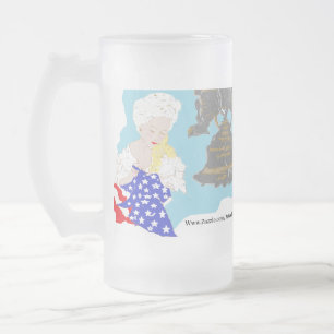 CHOPE GIVRÉE FROSTED BEERMUG : JOURNÉE DE L'INDÉPENDANCE 4 JUIL