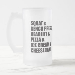 Chope Givrée Funky Bodybuilding Gym Pizza Crème de glace Froma