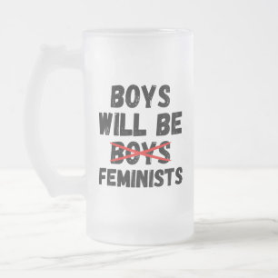 Chope Givrée Garçon féministe - Les garçons seront des féminist