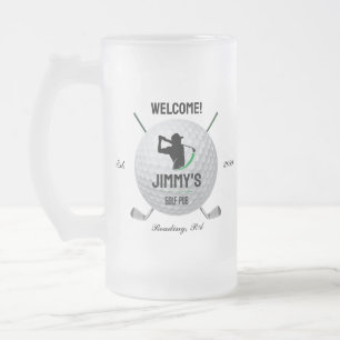 Chope Givrée Golf Golf Golf Club de balle de golf Verre