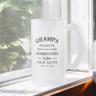Chope Givrée Grampa   Gros-Père Drôle Est Pour Les Vieux Gars