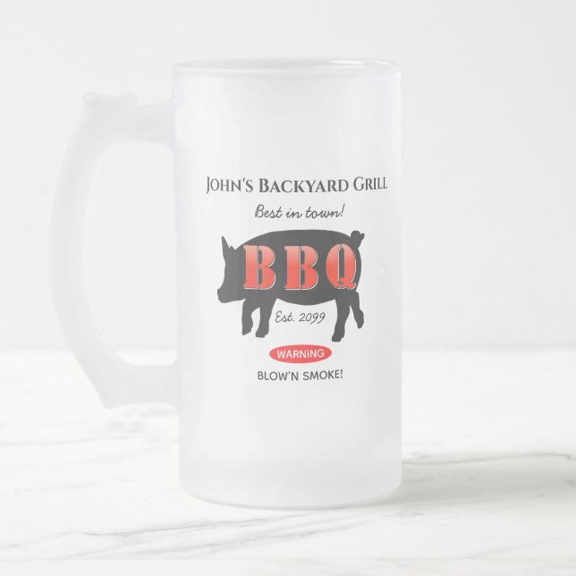 Chope Givrée Guys Accueil Jardin Grillage Bière Soda Handle (Gauche)