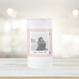 Chope Givrée Heureuse Sainte-Valentin | Coeur rose et rouge | C