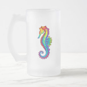 Chope Givrée Hippocampe polygonal arc-en-ciel