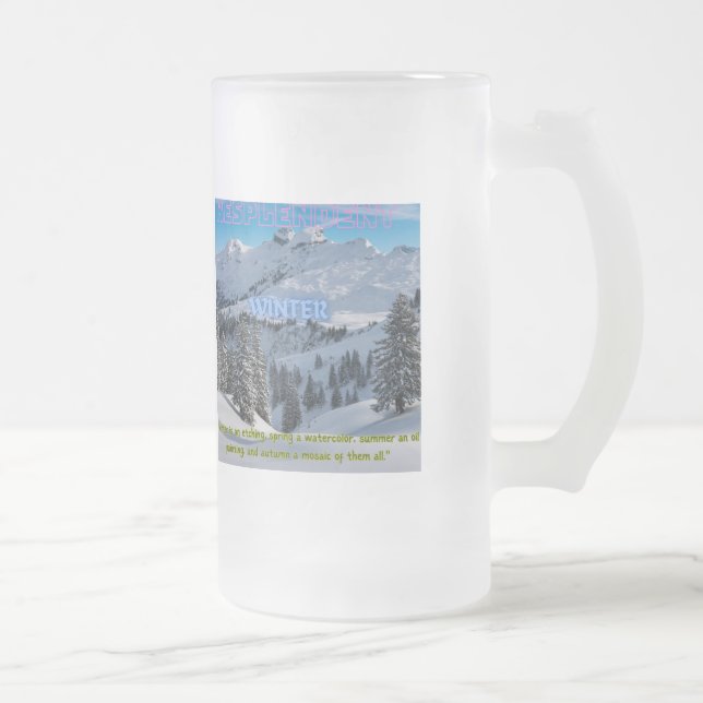 Chope Givrée hiver resplendissant (Droit)