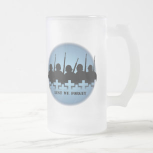 Chope Givrée Hommage militaire Guerre de la boue de verre de ve
