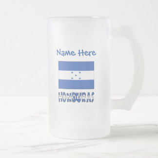 Chope Givrée Honduras Drapeau Hondurien Bleu Personnalisation