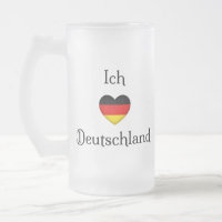 "I Heart Germany" Allemand Pride World Traveller