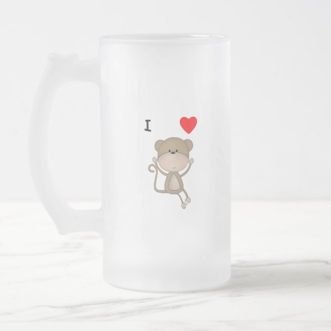 Chope Givrée J'aime des singes (Gauche)