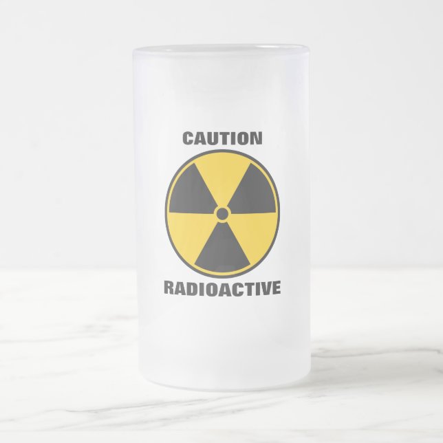 Chope Givrée Jaune radioactif et noir de réacteur nucléaire (Centre)