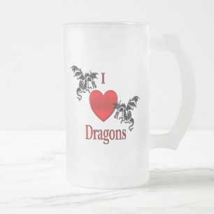 Chope Givrée Je Coeur Dragons