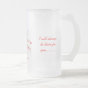 Chope Givrée Je serai toujours là pour vous avec une rose