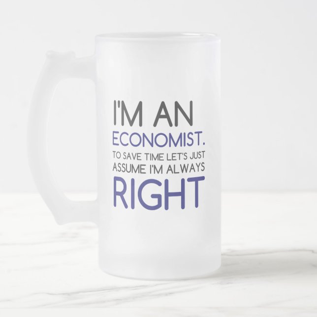 CHOPE GIVRÉE JE SUIS ÉCONOMISTE (Gauche)