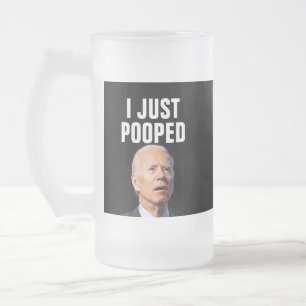 CHOPE GIVRÉE JOE BIDEN FUNNY JE VIENS DE PASSER LA BIÈRE EN VER