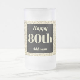 Chope Givrée Joli cadeau d'anniversaire personnalisé en verre 8