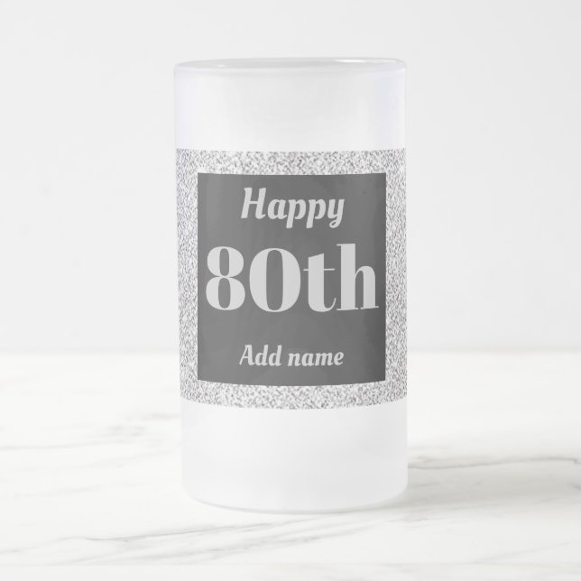 Chope Givrée Joli cadeau d'anniversaire personnalisé en verre 8 (Centre)
