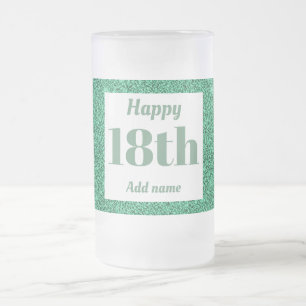 Chope Givrée Joli cadeau personnalisé en verre d'anniversaire 1
