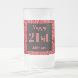 Chope Givrée Joli cadeau personnalisé en verre d'anniversaire 2