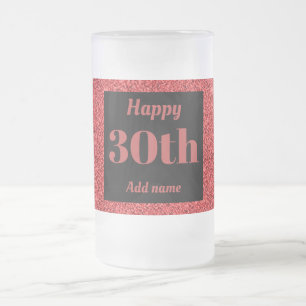 Chope Givrée Joli cadeau personnalisé en verre d'anniversaire 3