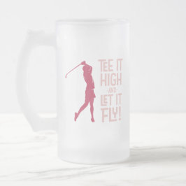 Chope Givrée Jolie Golf féminin Tee Drôle Humour Sports Magenta